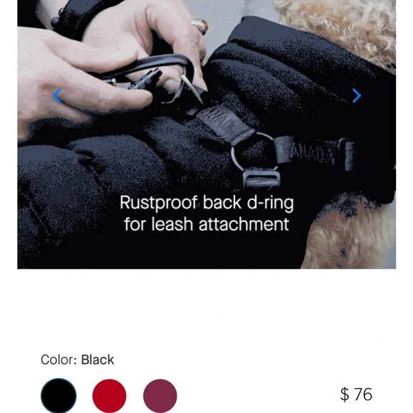 Coat for tiny dogs - Picture 3 of 3